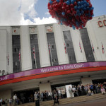 The redevelopment of Earls Court will demolish 760 homes as well as the famous exhibition centre. Photograph: Sarah Lee