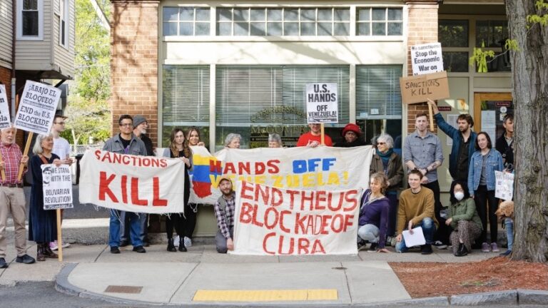 Solidarity Venezuela protest MA